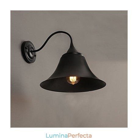 Lampă de perete Designer Duds Loft Style Ancient Black Iron Cap Lampă de perete Designer Duds Loft Style Ancient Black Iron Cap