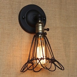 Applic decorativ de perete în stil industrial american Gard din plasă de fier