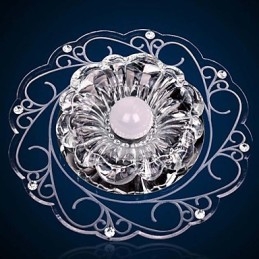 Plafoniera din cristal Spot SMD 3W Lampă creativă Tubă Lumină colorată în dom