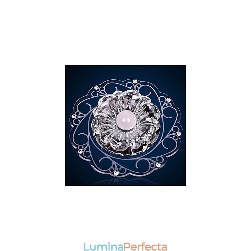 Plafoniera din cristal Spot SMD 3W Lampă creativă Tubă Lumină colorată în dom