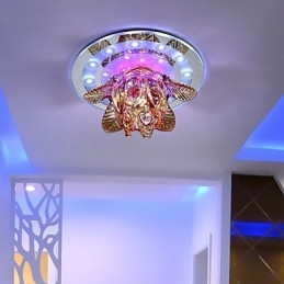 Lampă circulară de cristal Idea Tub de lumină pentru a absorbi lumina lămpii dom