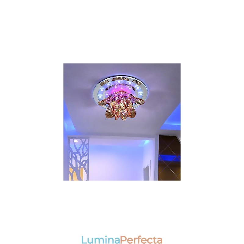 Lampă circulară de cristal Idea Tub de lumină pentru a absorbi lumina lămpii dom