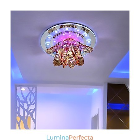 Lampă circulară de cristal Idea Tub de lumină pentru a absorbi lumina lămpii dom Lampă circulară de cristal Idea Tub de lumină pentru a absorbi lumina lămpii dom