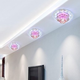 Lampă circulară de cristal Idea Tub de lumină pentru a absorbi lumina lămpii dom