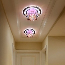 Lampă circulară de cristal Idea Tub de lumină pentru a absorbi lumina lămpii dom