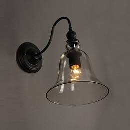 Lumină de grădină creativă Lampă de perete din cristal Clopot Restabilind Lumina căilor străvechi