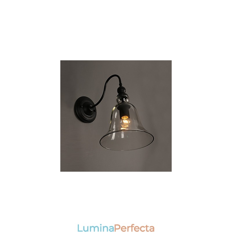 Lumină de grădină creativă Lampă de perete din cristal Clopot Restabilind Lumina căilor străvechi
