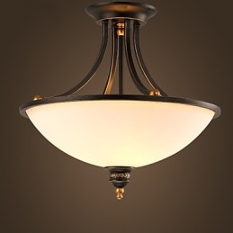 Plafoniere Pastorale Simple Bronz Phnom Penh Țară Americană Lampă de Plafon Europeană