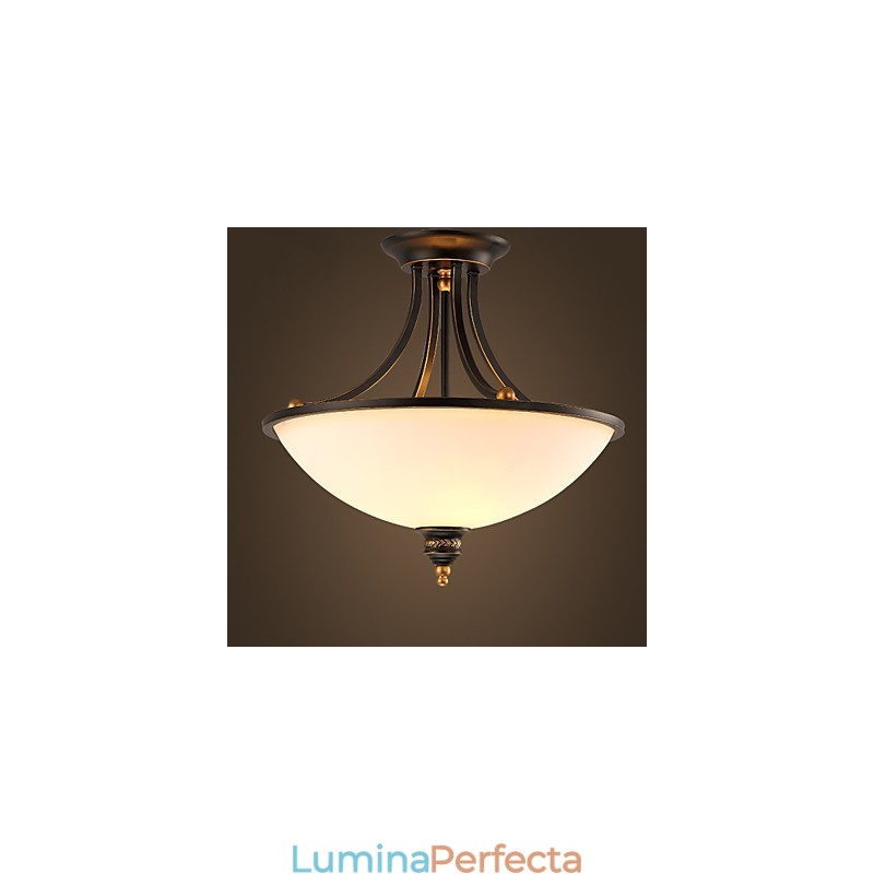 Plafoniere Pastorale Simple Bronz Phnom Penh Țară Americană Lampă de Plafon Europeană