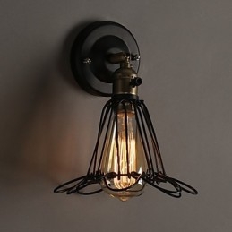 American Country Loft Restoring Ancient Ways Lampă de perete Lampă de perete din fier forjat