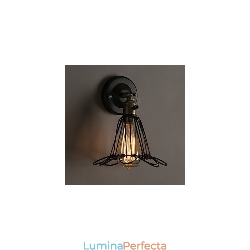 American Country Loft Restoring Ancient Ways Lampă de perete Lampă de perete din fier forjat