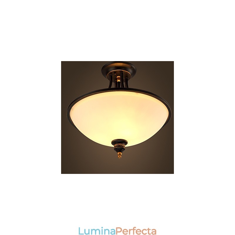 Plafoniere Pastorale Simple Bronz Phnom Penh Țară Americană Lampă de Plafon Europeană