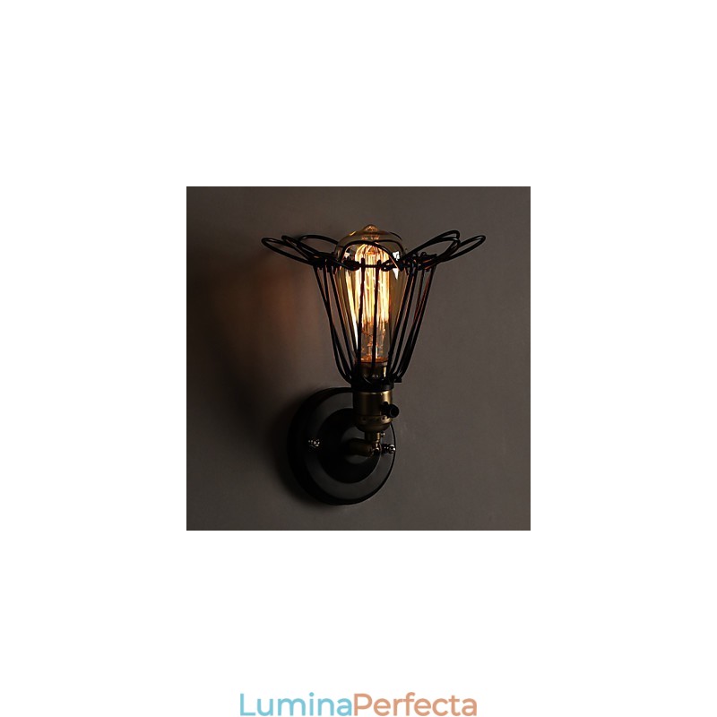 American Country Loft Restoring Ancient Ways Lampă de perete Lampă de perete din fier forjat