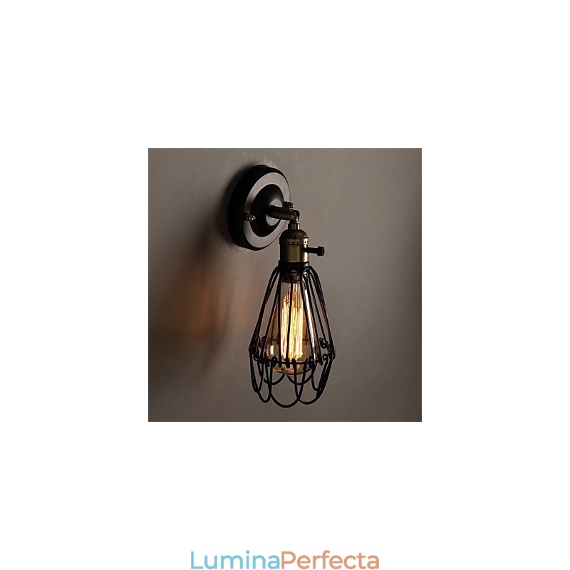 American Country Loft Restoring Ancient Ways Lampă de perete Lampă de perete din fier forjat