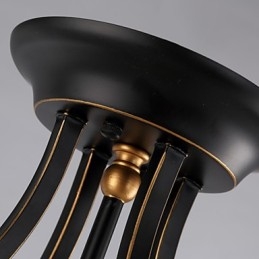 Plafoniere Pastorale Simple Bronz Phnom Penh Țară Americană Lampă de Plafon Europeană