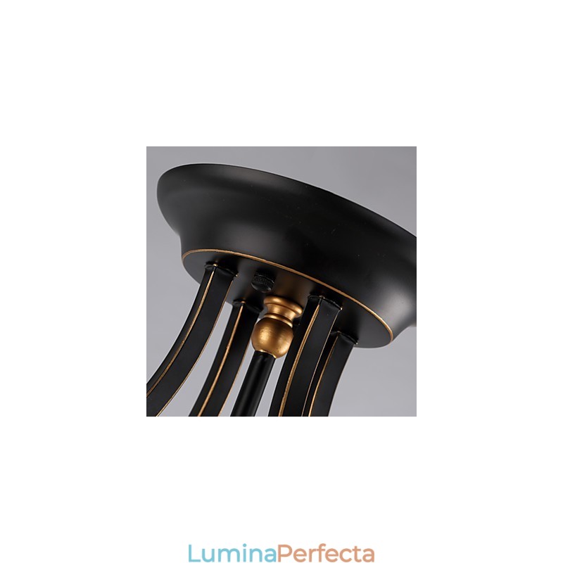 Plafoniere Pastorale Simple Bronz Phnom Penh Țară Americană Lampă de Plafon Europeană
