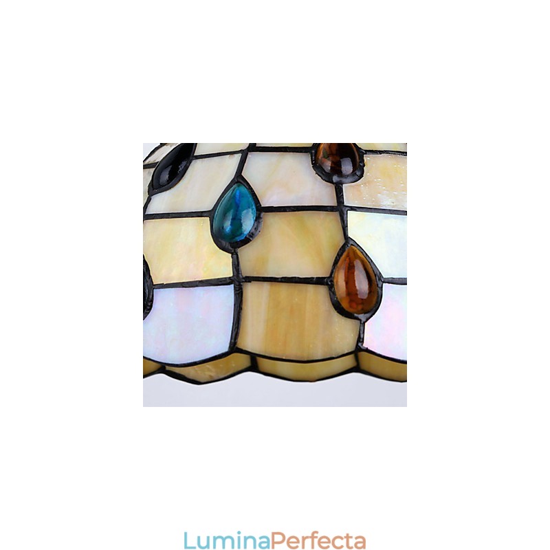 European Mediteranean Contractat Rural Creativ Fier forjat Lampă de perete Lumini din sticlă