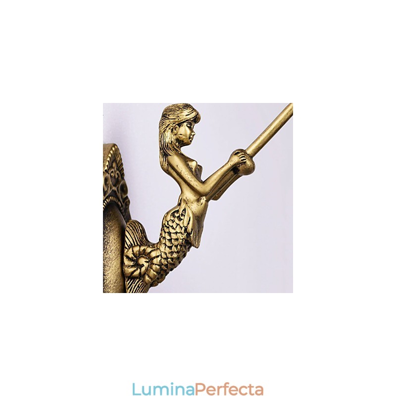European Mediteranean Contractat Rural Creativ Fier forjat Lampă de perete Lumini din sticlă