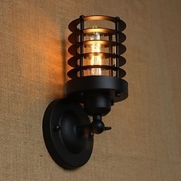 Retro, simplu, elegant, negru, noptiera, culoar, scari, balcon, perete decorativ