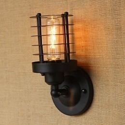 Retro, simplu, elegant, negru, noptiera, culoar, scari, balcon, perete decorativ