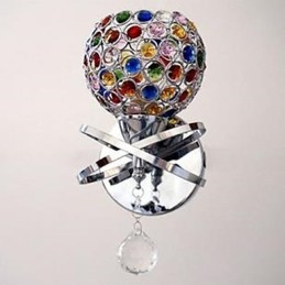 Lampă de perete din cristal cu un singur cap