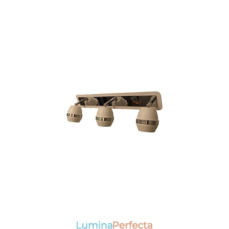 Applique Moderne Sferice Cromate Lumini De Baie Cu 3 Lumini