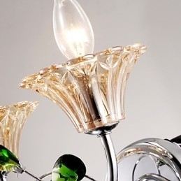 Aplice Iluminat Baie Lumanare Aplique Cristal Modern Contemporan Metal