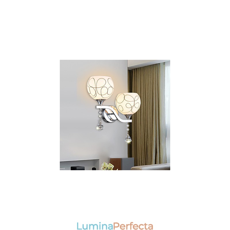Creativ Contemporan și Contractat Creativ Lampă de perete din cristal