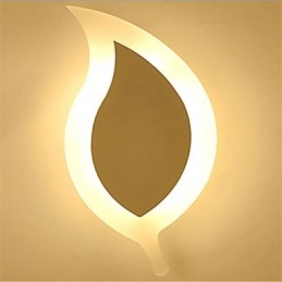 Creativ Simplu Modă ModernAcrilic Contractat Lampă de perete Aliaj Frunze mici Lumină