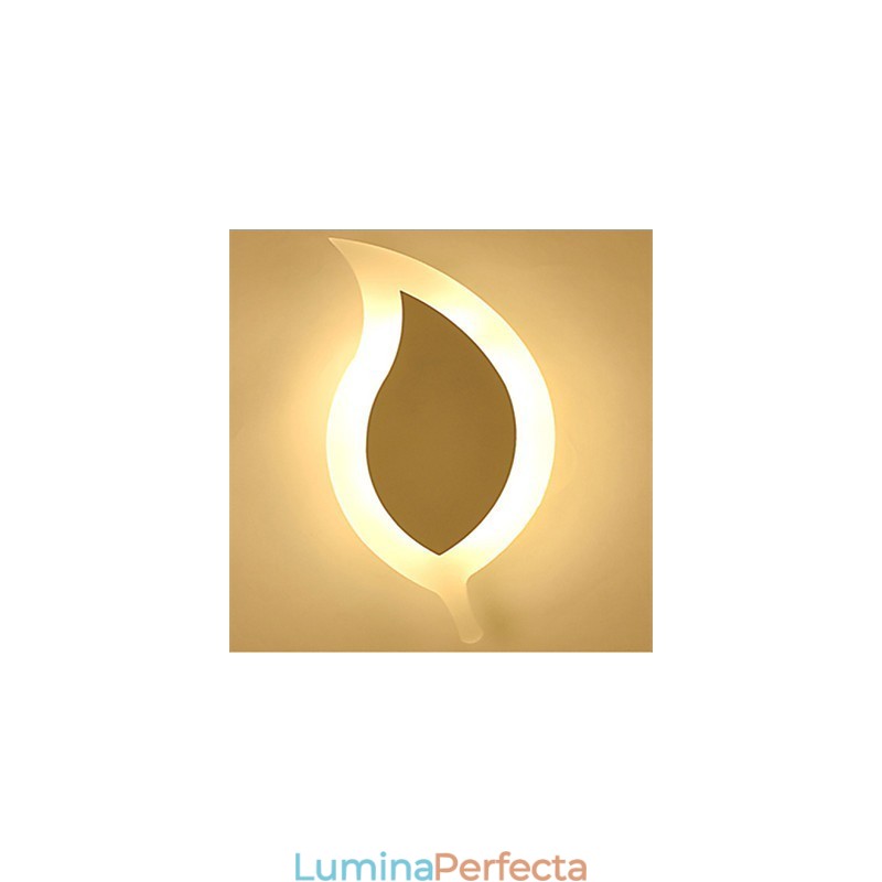 Creativ Simplu Modă ModernAcrilic Contractat Lampă de perete Aliaj Frunze mici Lumină