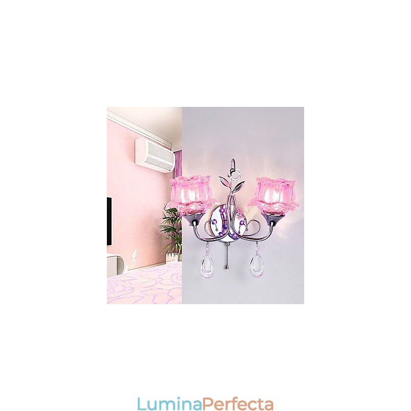 Creativ Contemporan și Contractat Creativ Lampă de perete din cristal