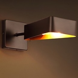 Fier forjat Creative Loft Industrial Wind Restaurare Ancient Ways Lampe de perete