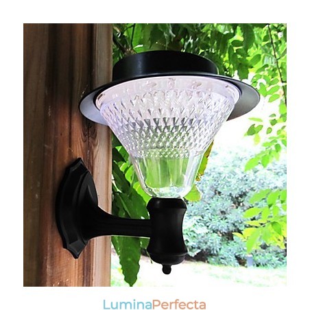 Energie solară în aer liber Vilă albă, montare pe perete, grădină, curte, ușă, lampă Energie solară în aer liber Vilă albă, montare pe perete, grădină, curte, ușă, lampă