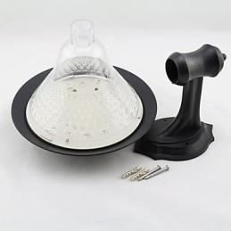 Energie solară în aer liber Vilă albă, montare pe perete, grădină, curte, ușă, lampă
