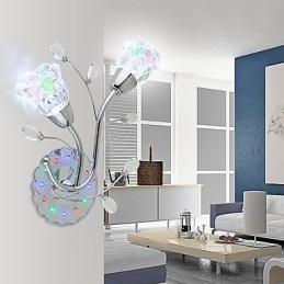 Creative Flowers Contemporan și Contractat Creativ Crystal Lampă de perete