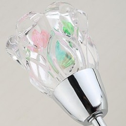 Creative Flowers Contemporan și Contractat Creativ Crystal Lampă de perete