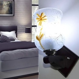 Lampă de perete creativă din lemn masiv de dormitor Capul unui pat luminează