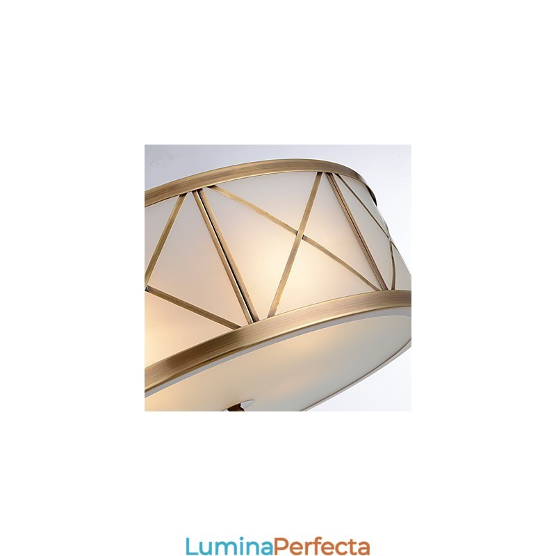 Tradițional Clasic Rustic Lodge alamă metal montaj încastrat