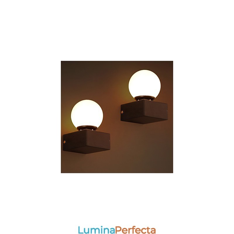 Ball Loft Lampă Creativă Perete Fier Forjat Refacerea Luminilor Căilor Vechi