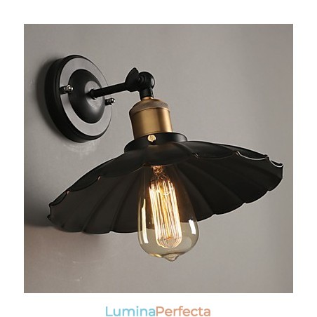 Scara Ccreative Restaurare Moduri Vechi Un singur cap rochie neagra Lampa de perete din fier forjat Scara Ccreative Restaurare Moduri Vechi Un singur cap rochie neagra Lampa de perete din fier forjat