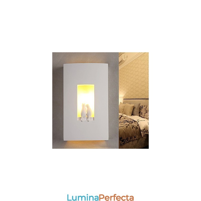 Lumină suspendată pentru camera de copii, la modă, caldă, luminițe de perete din ipsos