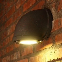 Loft Personality Vintage Bar Counter Țeavă de apă Lampă de perete Spot Lumină Lot Accesorii de iluminat Scară Lampă de balcon