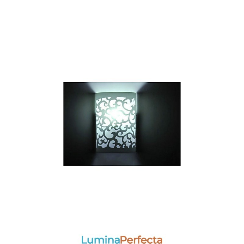 ALL BLUE Decorație de înaltă calitate a modelelor sculptate sau modelelor pe lampa de perete din lemn