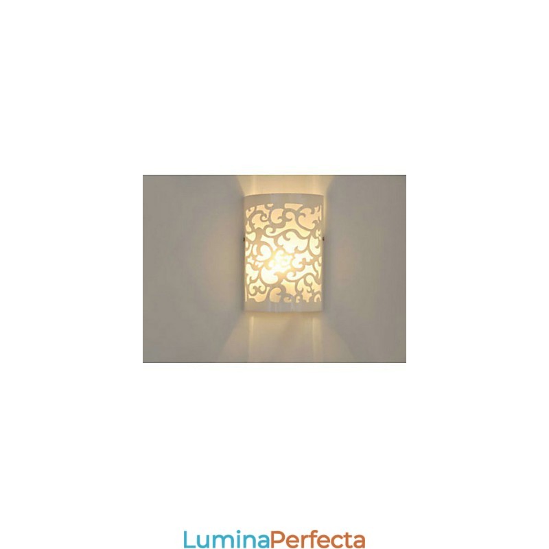 ALL BLUE Decorație de înaltă calitate a modelelor sculptate sau modelelor pe lampa de perete din lemn