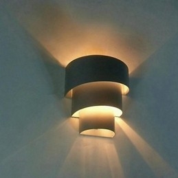 Lampă de perete în spirală cu design modern modern de înaltă calitate