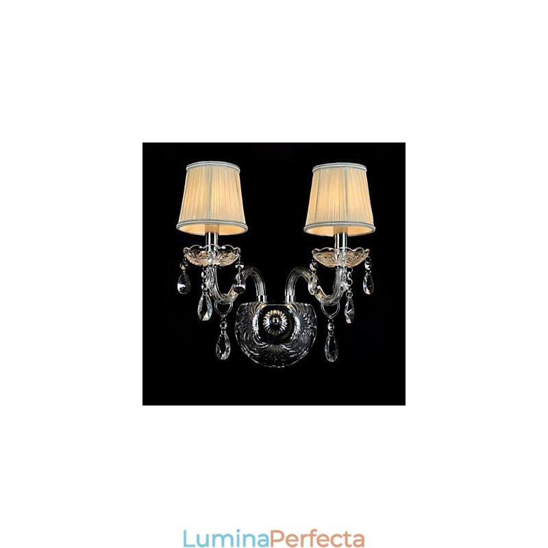 Applique de perete în stil mini de cristal Lumânări Applique Sticla modernă contemporană
