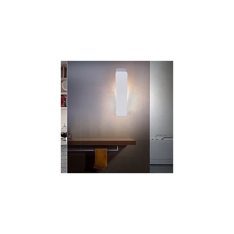 Lampă de perete contractată și contemporană creativă îndoită din fier forjat Power Lights