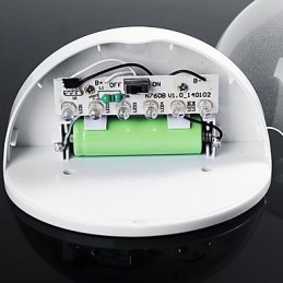 Lampă cu energie solară Lumină de grădină în aer liber Lumină solară activată cu senzor automat (alb)