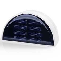 Lampă cu energie solară Lumină de grădină în aer liber Lumină solară activată cu senzor automat (alb)