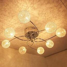 Montaj încastrat din cristal galvanizat modern și contemporan